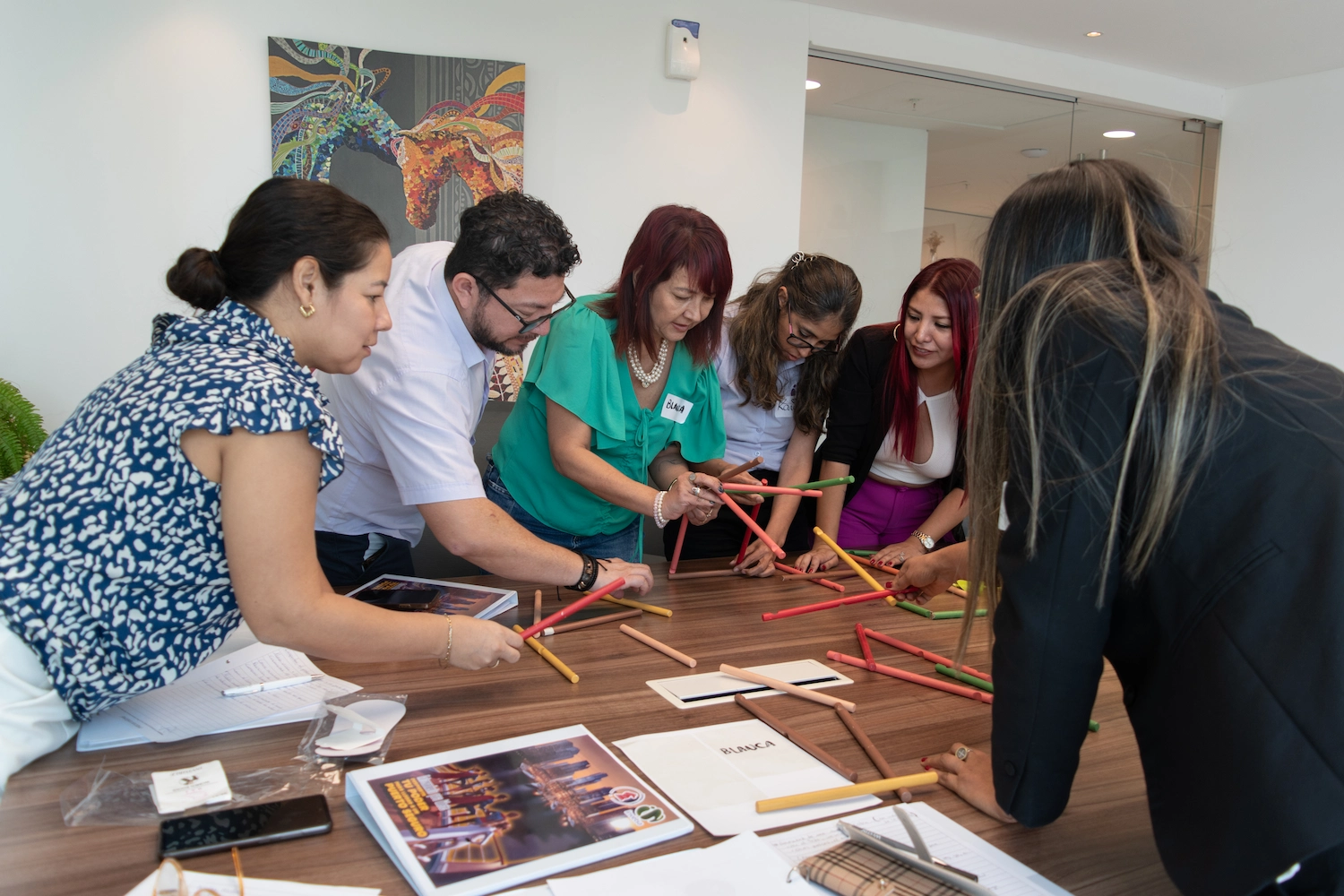 Líder visionario en acción